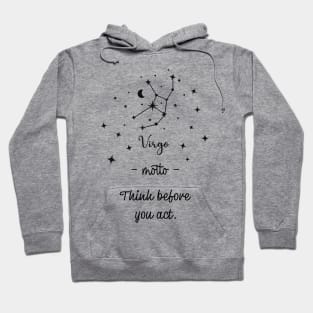 Key phrases of the zodiac signs: Virgo Hoodie